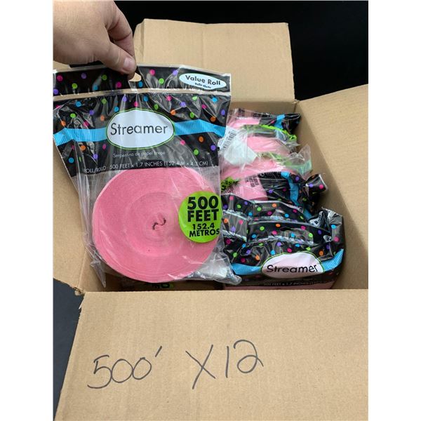 Lot of Streamers (12 x 500ft)