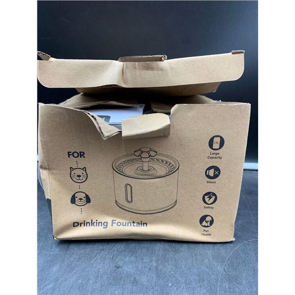 Cat Drinking Fountain