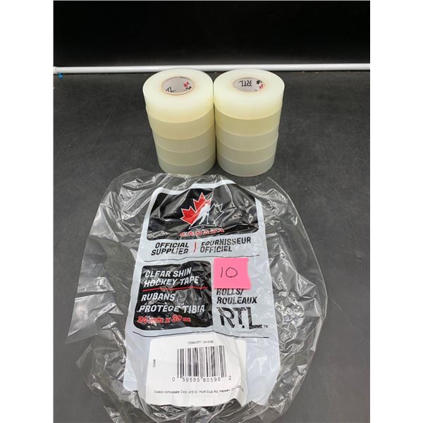 Clear Shin Hockey Tape (10ct)