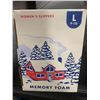 Image 3 : Cozy Mountain Womens Memory Foam Slippers Size L 9-10