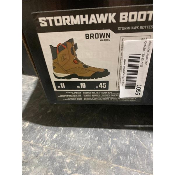 ICON STORMHAWK WATERPROOF BOOT Men's Brown Size 11