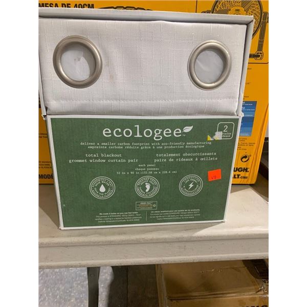Ecologee Set of 2 Blackout Curtains