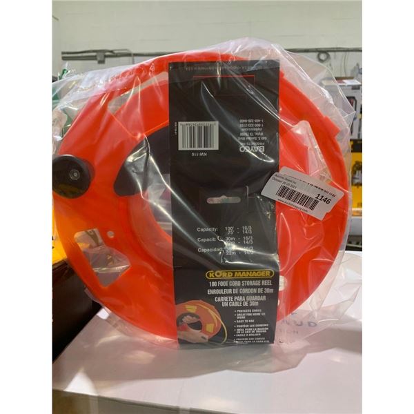Kord Master 100 Foot Cord Storage Reel