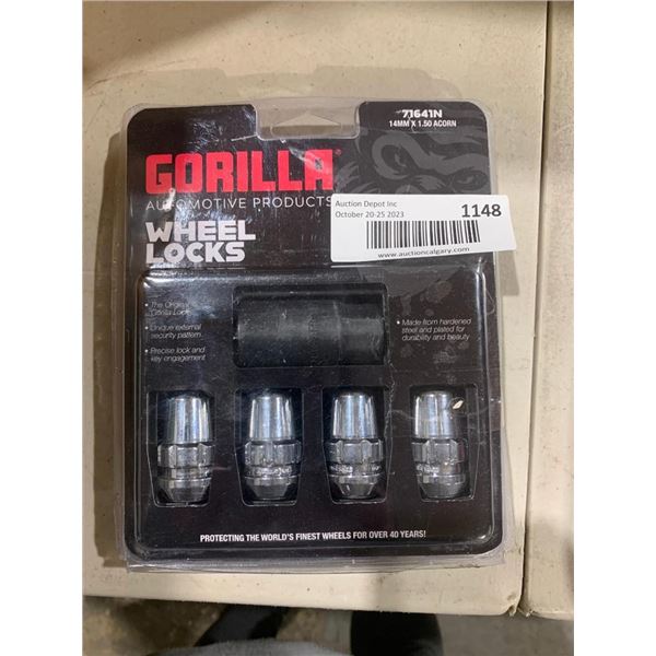Gorilla Wheel Locks 71641N 14mm x 1.5 Acorn