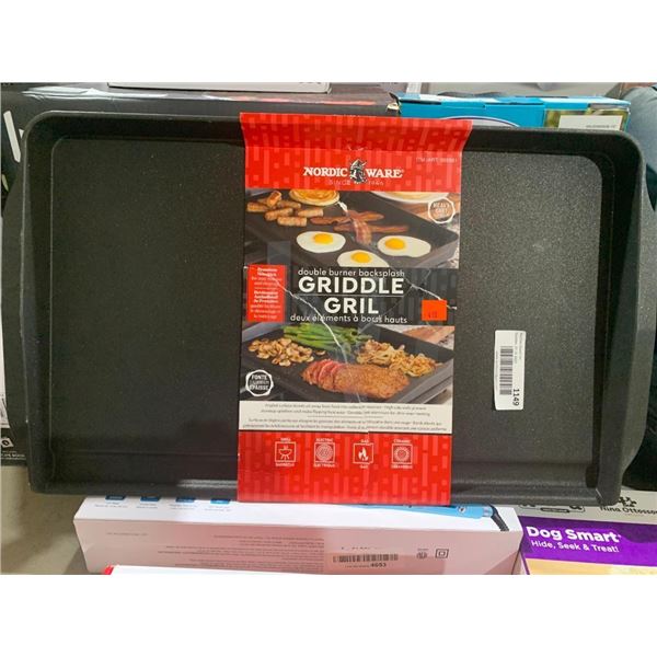 Nordic Ware Double Burner Backsplash Griddle