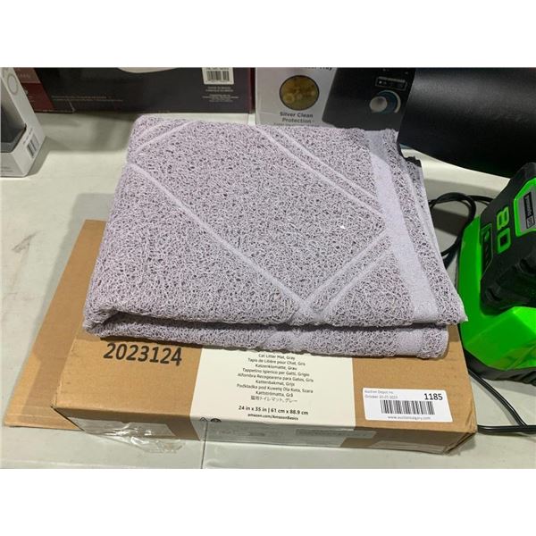 Amazon basics Cat Litter Mat, Grey 24" x 35"