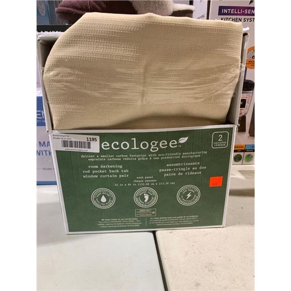 Ecologee Set of 2 Blackout Curtains
