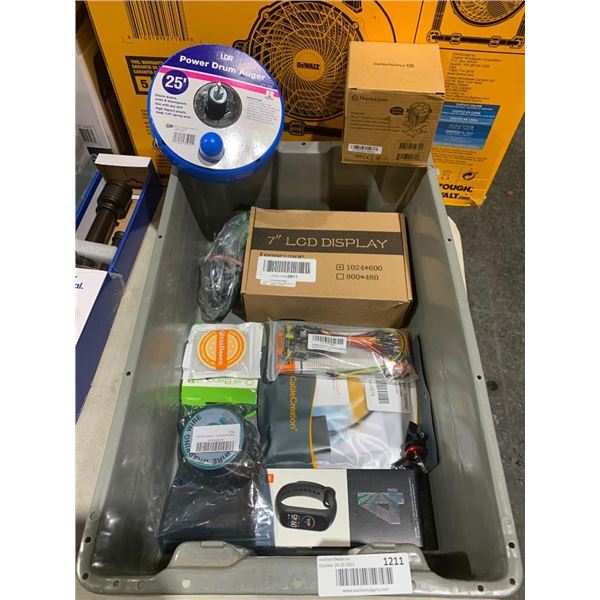 Bin Lot of Assorted Electronics - Bin Included