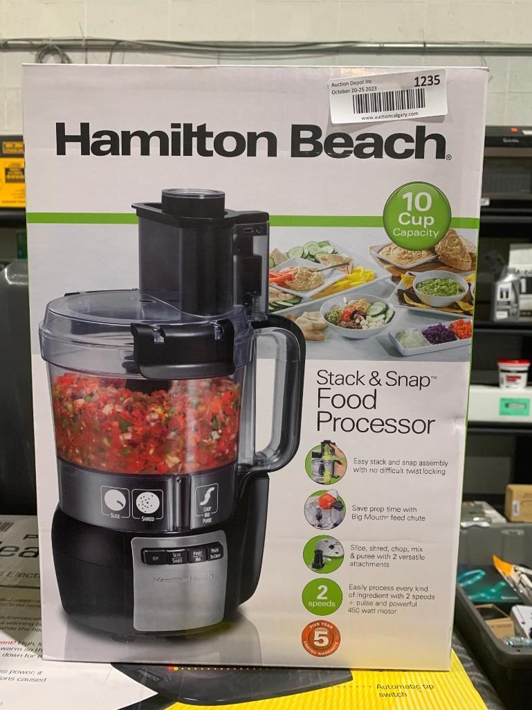 Snap Food Machine Hamilton Beach Stack & Snap Food Processor