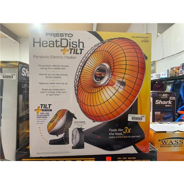 Presto Heat Dish Parabolic Electric Heater