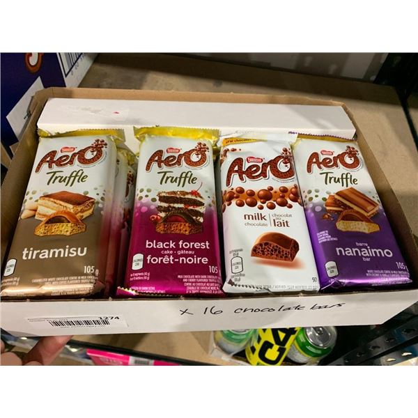 Nestle Aero Assorted Chocolate Bars 16 x 105g