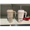 Image 1 : Lot of 2 Reduce Insulated Coffee Mugs with lids and Straws
