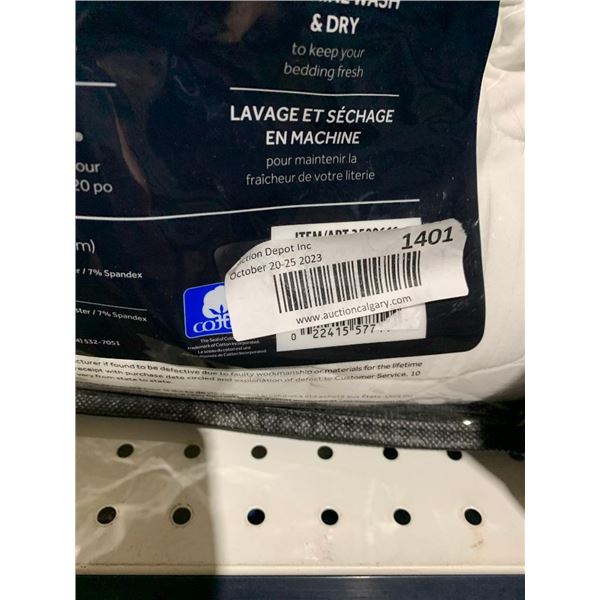 Sealy Queen Size Luxury Cotton Mattress Cover