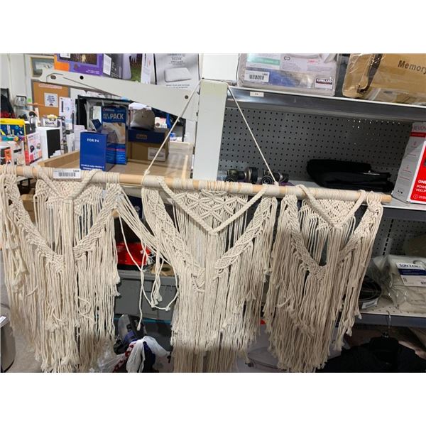 Custom Macrame Hanging Wall Art - Michael Scott Designs