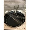 Image 1 : Diamond 3 Piece Frying Pan Set