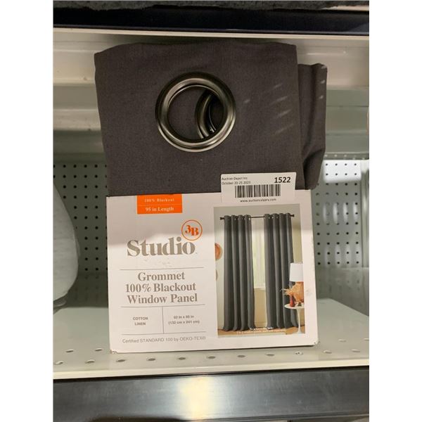 Studio Grometed 100% Blackout Window Panel 52x95"