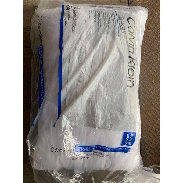 Pair of Calvin Klein Queen Size Pillows