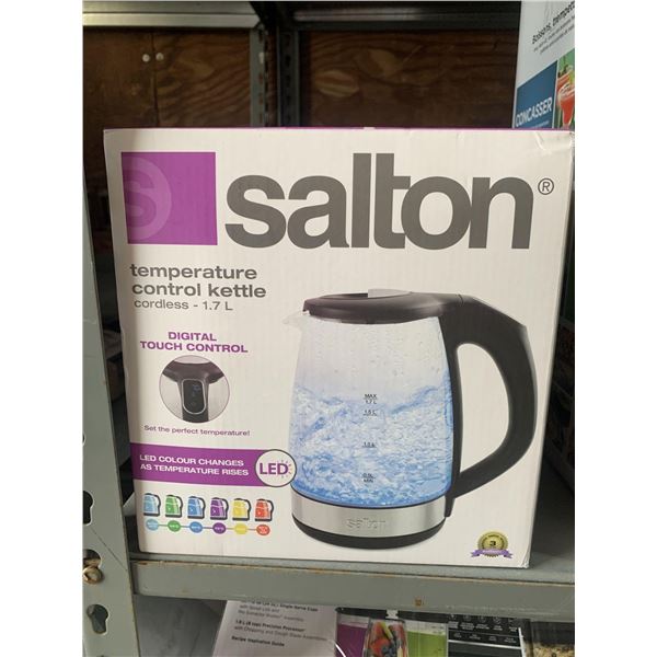 Salton Temperature Control Kettle 1.7L