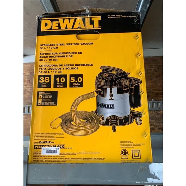 10 gallon DeWalt drum vacuum