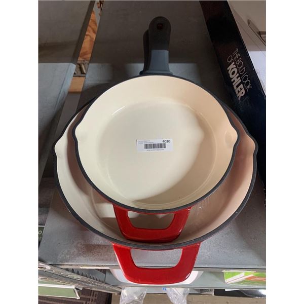 Tramontina Enamelede Cast iron Skillets 2 Pack