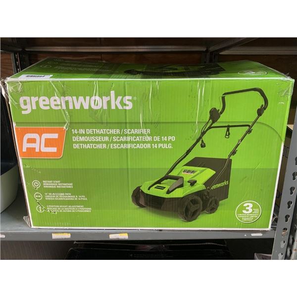 Green works 14" lawn mower