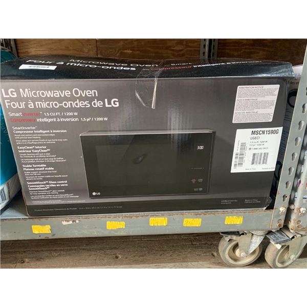 LG microwave oven with smart inverter
