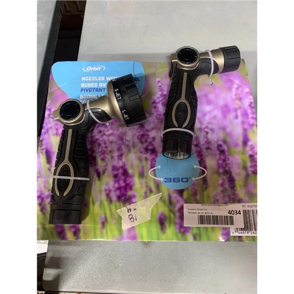 Lot of 2 garden hose nozzles