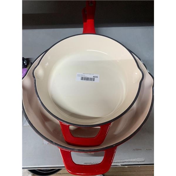 Tramontina Enamelede Cast iron Skillets 2 Pack