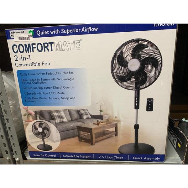 Comfort mate 2 in 1 convertible fan