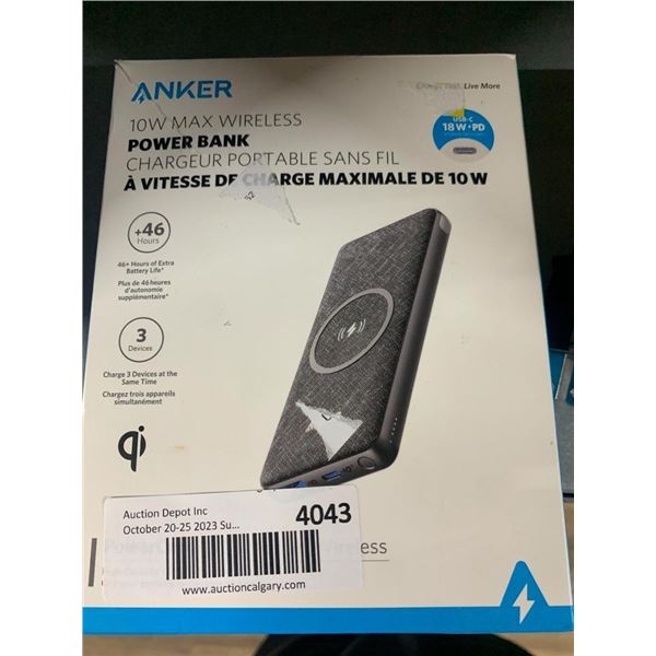 Anker 10W wireless power bank
