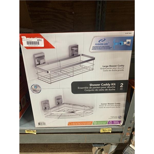 2 in 1 shower caddy kit