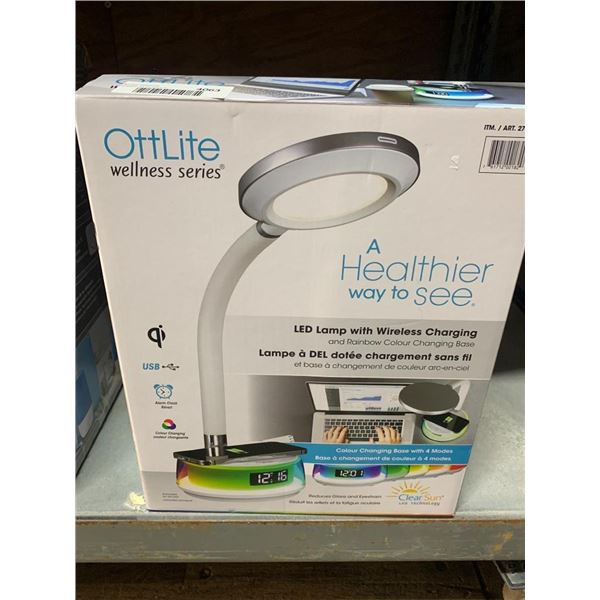 Ottlite LED Lamp with wireless charging