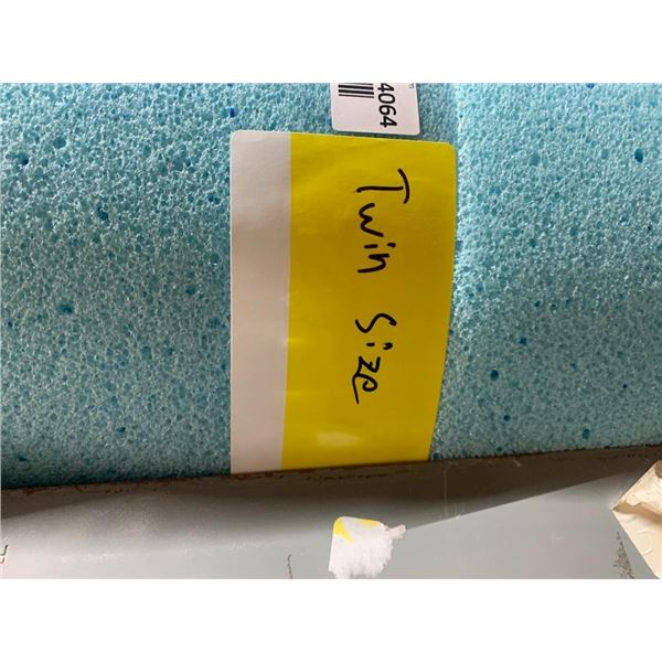 Twin size foam mattress topper