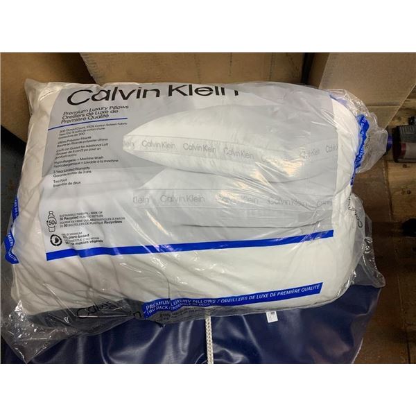Pair of Calvin Klein queen size pillows