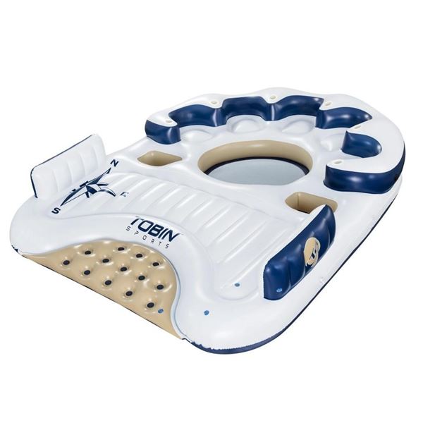 Tobin Sports 7 Person Seas The Day Giant Inflatable Lake Island