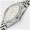 Image 5 : Rolex Mens Stainless Steel Silver Index Diamond Bezel Datejust  36MM