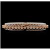 Image 2 : 14KT Rose Gold 3.28 ctw Diamond Tennis Bracelet