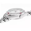 Image 4 : Rolex Ladies Quickset Stainless Steel 18K White Gold Diamond & Ruby Bezel Silver