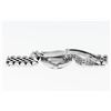Image 9 : Rolex Sapphire Quickset White Index Diamond Ruby Datejust Wristwatch