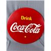 Image 2 : Custom 19" Diameter Wood Coca-Cola Sign