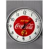 Image 2 : 15" Diameter Coca-Cola Clock In Good Working Order