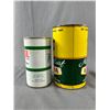 Image 2 : Vintage Coop Maple Leaf Oil Can And A Castrol 2 Stroke Motor Oil Tin Full