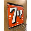 Image 2 : Vintage 7-UP Bottle Strore Rack 55" Tall 17" Wide. No Shipping