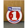 Image 1 : Double Sided Vintage MAYTAG #1 Prefered Sign