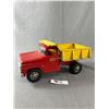 Image 1 : Vintage Metal Tonka Red & Yellow Dump Truck. 13" L. Good Working Order