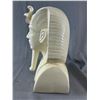 Image 2 : Very Nice 11" Tall, King Tut Pottery Bust