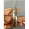 Image 2 : Beautiful Etched 925 Bangle. 19.3gr