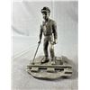 Image 2 : Railroad Man Fine Pewter 1977 Franklin Mint 4 1/2" Tall