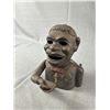 Image 2 : Vintage Cast Iron Mechanical Bank Black Americana Early Reproduction