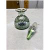 Image 2 : Gorgeous Hand Blown Art Glass Milleflori With Inner Vessel Perfume Bottle With Glass Stopper approx 